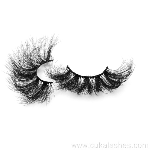 25mm faux mink eyelashes 3d natural long lashes